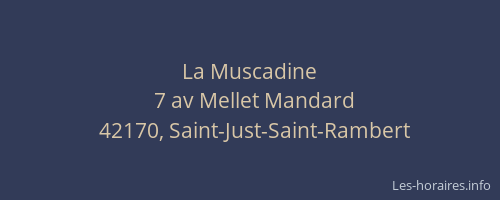 La Muscadine