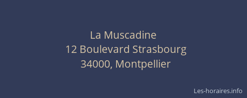 La Muscadine