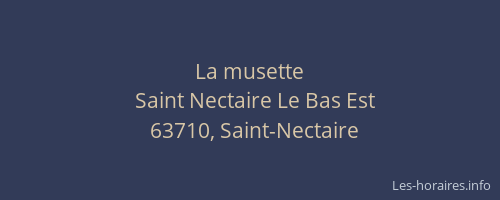 La musette