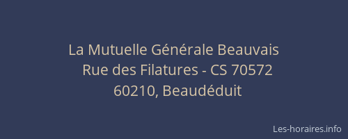 La Mutuelle Générale Beauvais