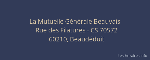 La Mutuelle G&eacute;n&eacute;rale Beauvais
