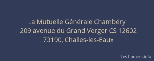 La Mutuelle Générale Chambéry