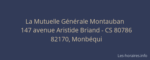 La Mutuelle Générale Montauban