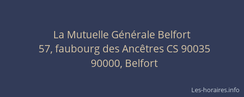 La Mutuelle Générale Belfort