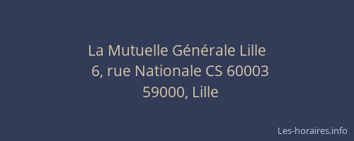 La Mutuelle Générale Lille