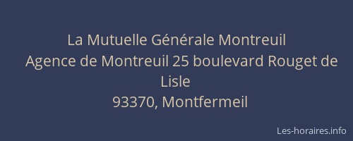 La Mutuelle Générale Montreuil