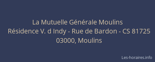 La Mutuelle Générale Moulins