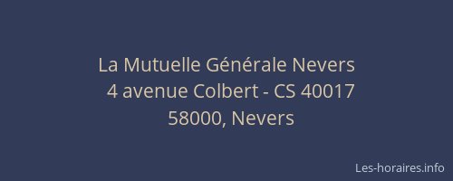 La Mutuelle Générale Nevers