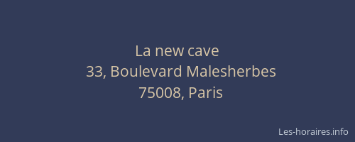 La new cave