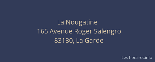 La Nougatine