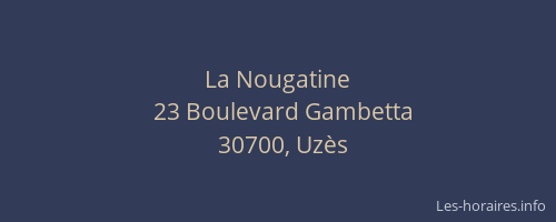 La Nougatine