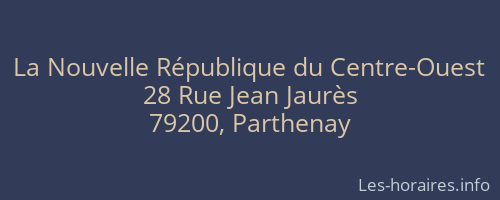 La Nouvelle République du Centre-Ouest