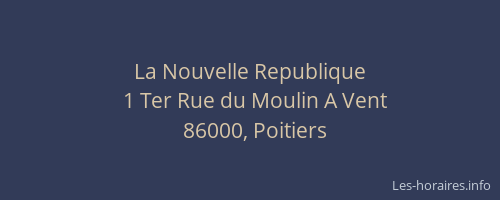 La Nouvelle Republique