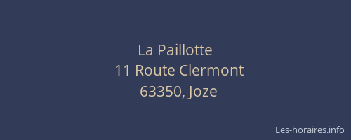 La Paillotte