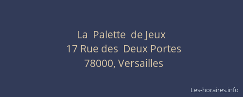 La  Palette  de Jeux