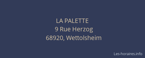 LA PALETTE