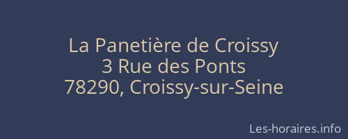 La Panetière de Croissy