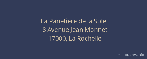 La Panetière de la Sole