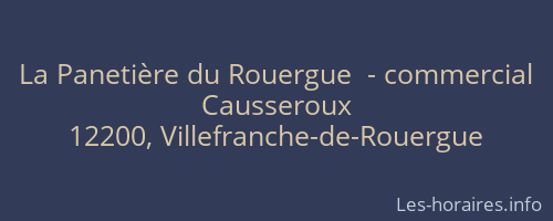 La Panetière du Rouergue  - commercial