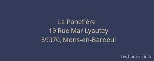 La Panetière