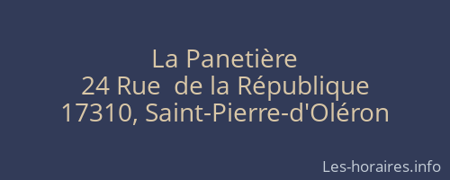 La Panetière