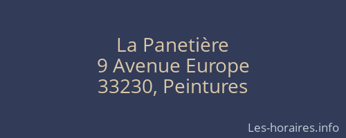 La Panetière