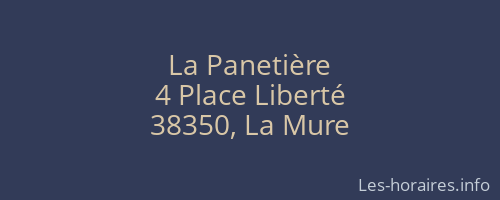 La Panetière