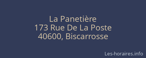 La Panetière