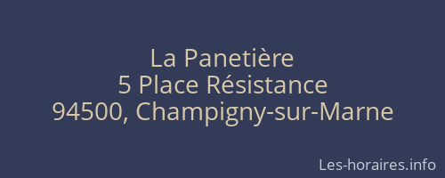 La Panetière
