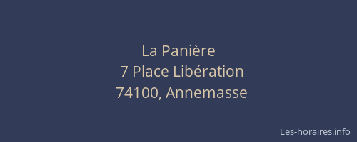 La Pani&egrave;re