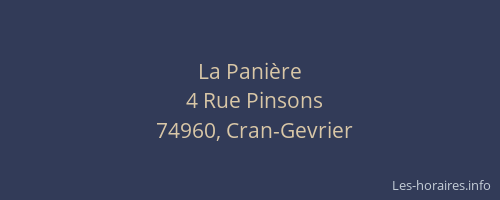 La Panière