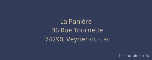 La Pani&egrave;re