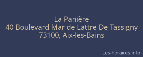 La Panière