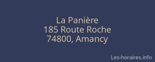 La Panière
