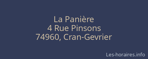 La Panière