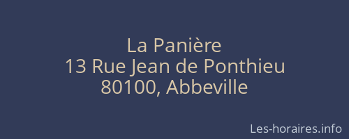 La Panière