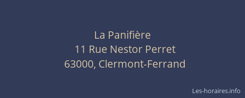 La Panifière