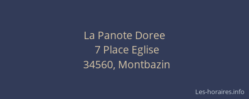 La Panote Doree