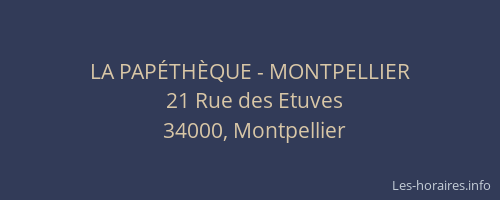 LA PAPÉTHÈQUE - MONTPELLIER