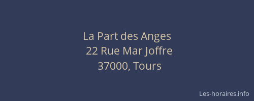 La Part des Anges