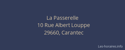 La Passerelle