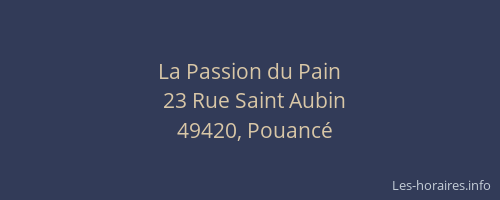 La Passion du Pain