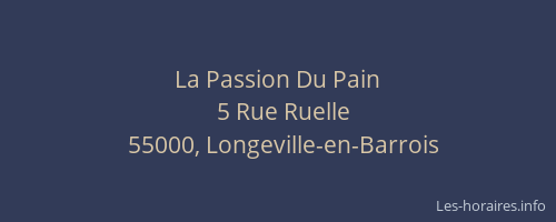 La Passion Du Pain