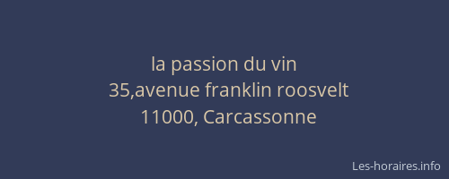la passion du vin