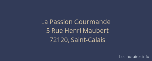 La Passion Gourmande