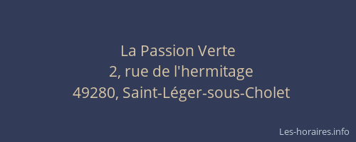 La Passion Verte