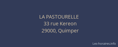 LA PASTOURELLE