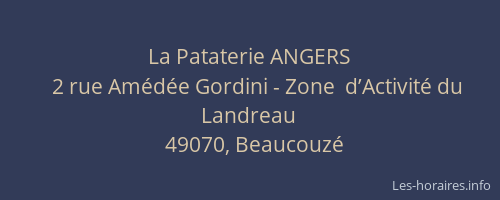 La Pataterie ANGERS