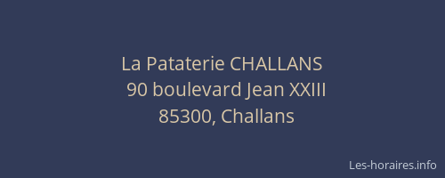 La Pataterie CHALLANS