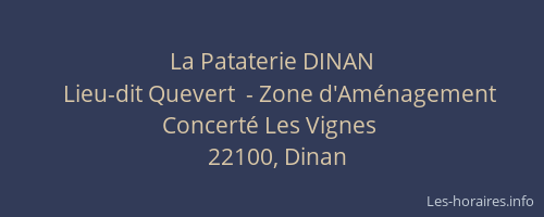 La Pataterie DINAN